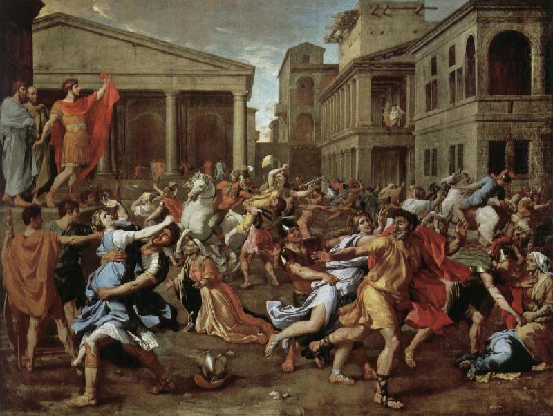 Robbery sabine women, Nicolas Poussin